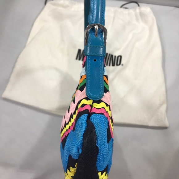 Rare 1990’s Moschino Multi Colores Handbag W/ COA - Picture 5 of 8